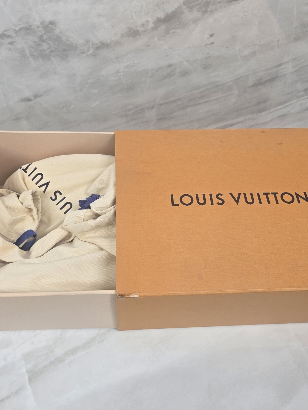 Louis Vuitton Beige Monogram High-Top Sneakers - Picture 12 of 12